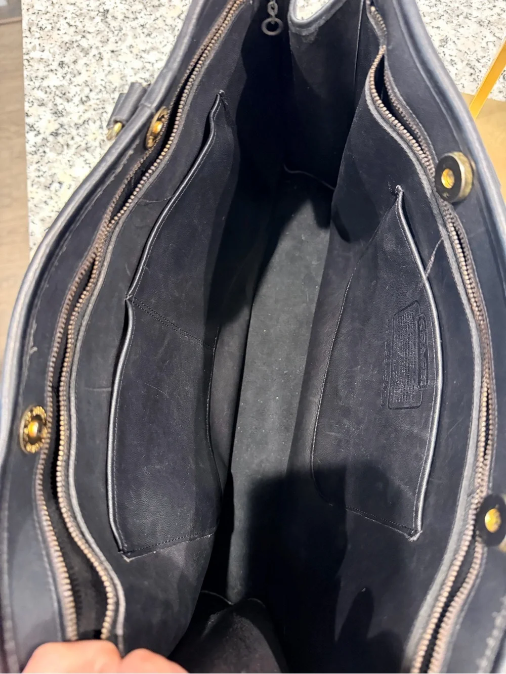 Vintage Coach Marketing Tote